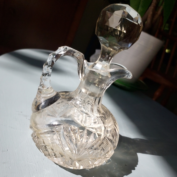 Antique cut glass cruet - Picture 2 of 13